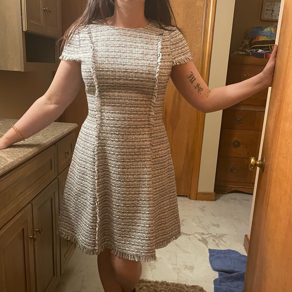 Eliza J tweed lined dress size 8